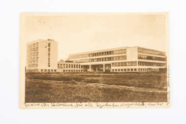 Bauhaus Postkarte Dessau