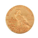 USA / GOLD - 2 1 / 2 Dollars 1911 Indian Head, - photo 1