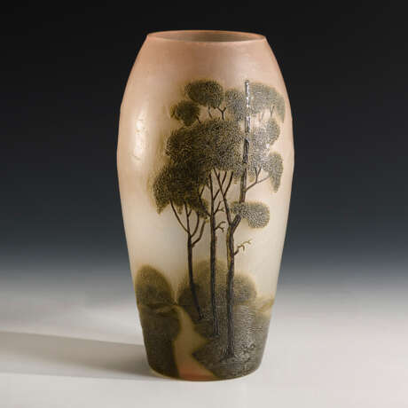 Vase mit Landschaftsdekor. Legras & Cie. - фото 1