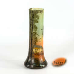 Vase mit Landschaftsdekor. Legras & Cie.