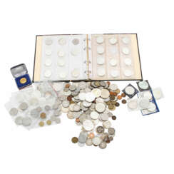 Eclectic collection of coins and medals, with GOLD and SILVER