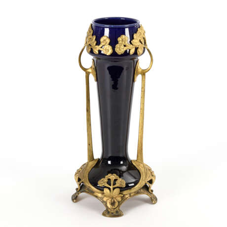 Jugendstil-Vase mit Bronzemontierung - photo 1