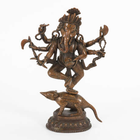 Ganesha auf der Ratte stehend - photo 1