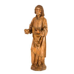Spätgotische Figur des heiligen Stephanus