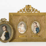 3 Miniaturen in 2 Rahmen: Napoleon und Napoleon mit Josephine - фото 1