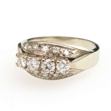 Ring mit Brillanten und Diamanten - photo 2