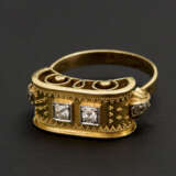 Ring mit Altschliff-Diamanten - photo 1