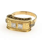 Ring mit Altschliff-Diamanten - photo 2