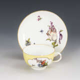 Tasse mit Blumenmalerei. Meissen. - фото 2