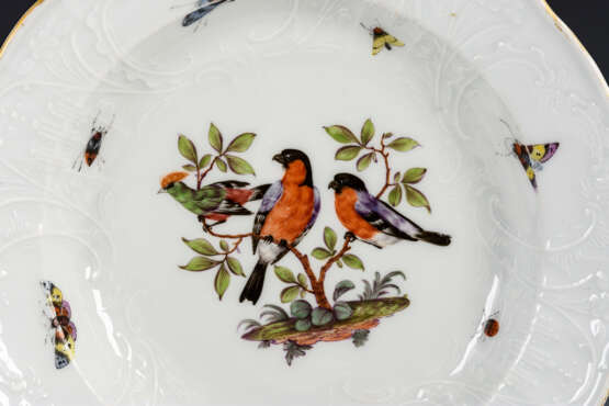 2 Teller mit Vogelmalerei. Meissen. - photo 3