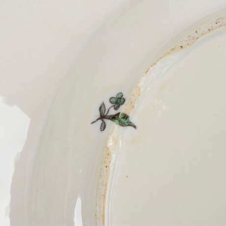 Platte mit Blumenmalerei. Meissen. - photo 5