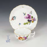 Tasse mit Blumenmalerei. Meissen. - фото 1