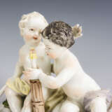 Amorettengruppe. Meissen. - Foto 2