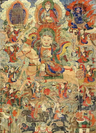 2 THANGKAS, LOKALE GOTTHEITEN, - photo 1