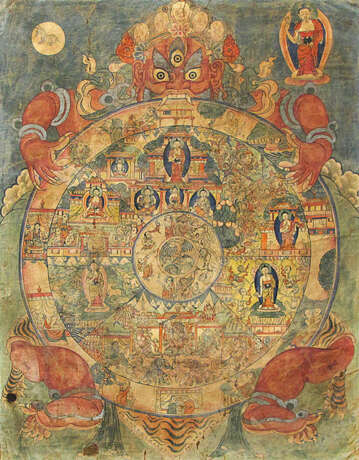 THANGKA MIT BHAVACHAKRA, - photo 1