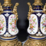 Paar französische Lampenfüße mit vergoldeter Montierung - фото 3