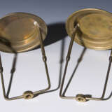 Paar französische Lampenfüße mit vergoldeter Montierung - photo 5