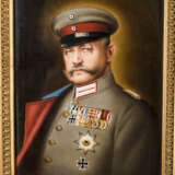 Porzellangemälde: Porträt Paul von Hindenburg - Foto 2