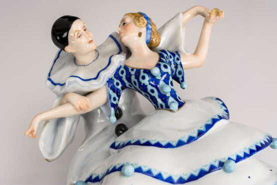 Tanzender Pierrot und Pierrette - Foto 2