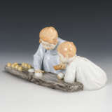 Kinder mit Sandförmchen. Meissen. - photo 2