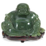 BUDAI AUS GRÜNEM STEIN, CHINA, - photo 1