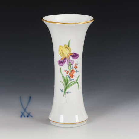 Vase mit Blumenmalerei. Meissen. - photo 1