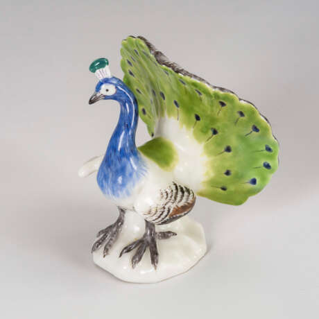 Miniaturtier: Pfau. Meissen. - photo 2