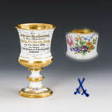 Pokal mit Widmung. Meissen. - фото 1