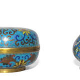 CLOISONNÉ-VASE UND -DECKELDOSE - photo 1