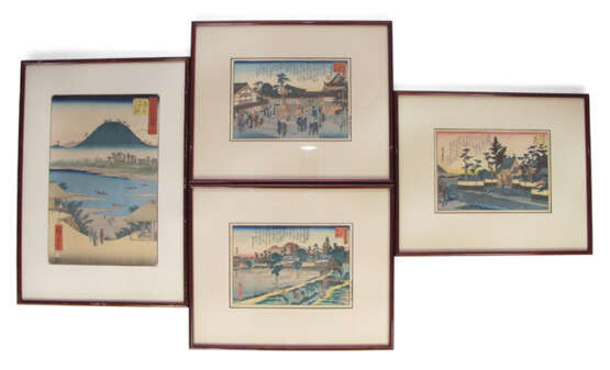 VIER HOLZSCHNITTE, HIROSHIGE - photo 1