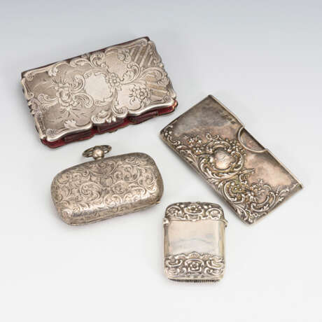 4 Kleinteile viktorianisches Silber - фото 1