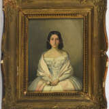 BÖSS, Johann (1822 Budapest - 1861 Wien). Bildnis einer jungen Frau. - Foto 2