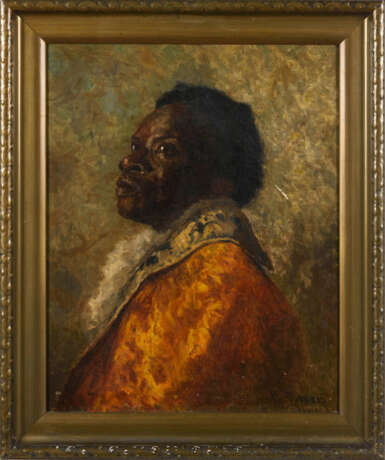 PIEPER, Christian (1843 Osnabrück - 1934 Düsseldorf). Bildnis eines Afrikaners. - photo 2
