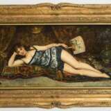 GARNIER, Jules Arsène (1847 Paris - 1889 ebd.). Junge liegende Frau. - фото 2