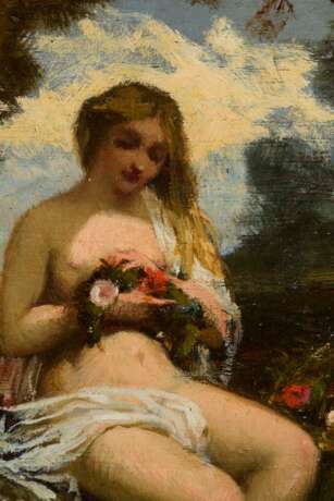 FONTAINE, Alexandre Victor (* 1815). Akt mit Blumen. - Foto 3