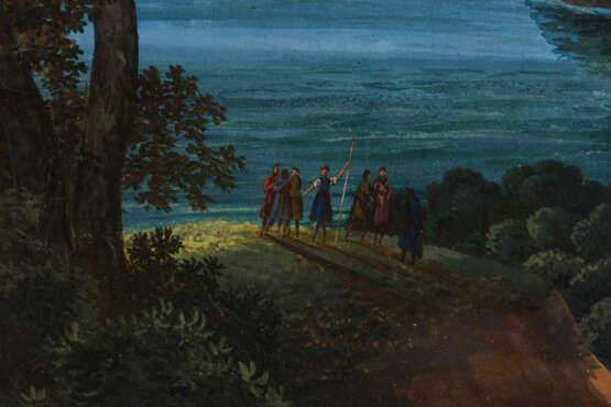 Landschaftsmaler um 1830: Italienische Landschaft - Foto 3