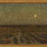 JENSEN, Carl Milton (1855 - 1928). Weite Landschaft mit Mondsichel. - Foto 2