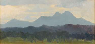 HELLGREWE, Rudolf (1860 Hammerstein - 1935 Berlin). Afrikanische Landschaft.