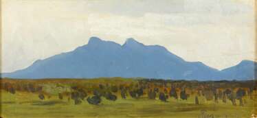 HELLGREWE, Rudolf (1860 Hammerstein - 1935 Berlin). Afrikanische Landschaft.