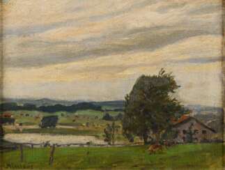 NICOLAUS, Martin (1870 - 1945). "Niedersonthofer See".