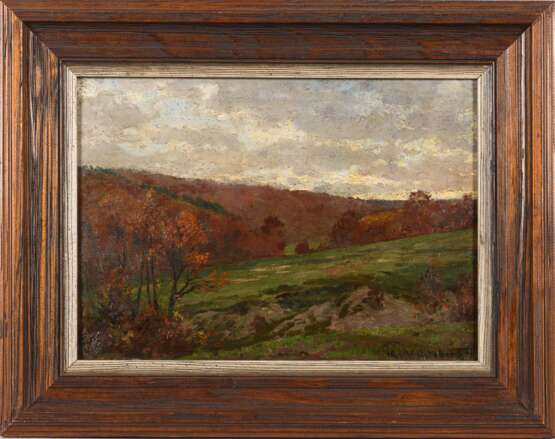 VOLKMANN, Hans Richard von (1860 Halle/Saale - 1927 ebd.). "Herbstlandschaft bei Willingshausen". - photo 2