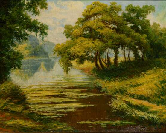 REHLING, A.. Impressionistische Flusslandschaft. - photo 1