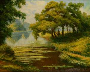 REHLING, A.. Impressionistische Flusslandschaft.