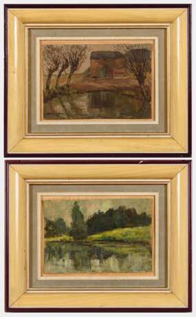 LAHAYE, Alfred (* 1897). Zwei kleine Landschaften. - Foto 1