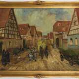 WAENTIG, Walter (1881 Zittau - 1962 Gaienhofen). Schwälmer Dorfstraße. - photo 2