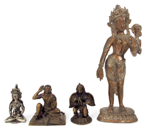 VIER BRONZEN, U.A. MILAREPA, - Foto 1