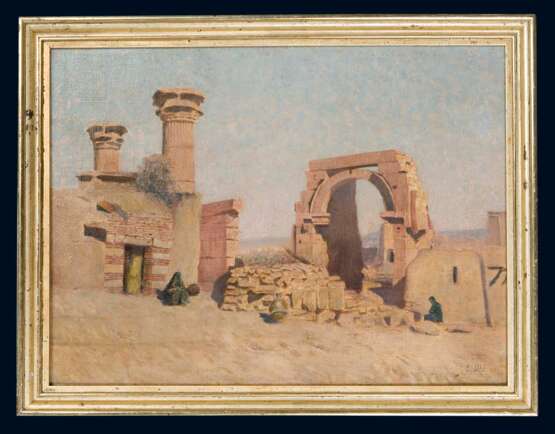UHL, Emil (1864 Brüx - 1945 Bayrisch Gmain). Römische Ruinen auf der ägyptischen Insel Bigeh. - photo 2