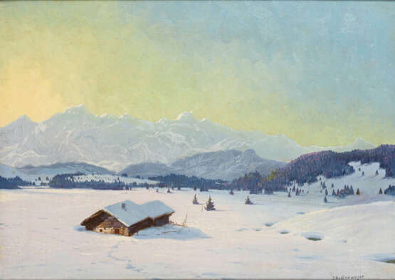 HOLLENWEGER, Julius (1863 Basel - 1936). Pilatuskette von Ruswill/Schweiz. - photo 1