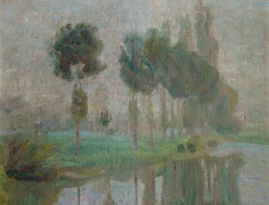 ANDERBOUHR, Paul Jean zugeschrieben (1909 Paris - 2006). Flusslandschaft. - photo 1