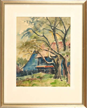 LOTZE, Karl (1892 - 1972). Ansicht eines Bauernhauses in Eubach bei Melsungen. - photo 2